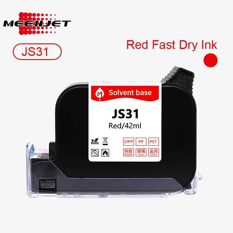 Hộp mực dung môi màu đỏ JS31